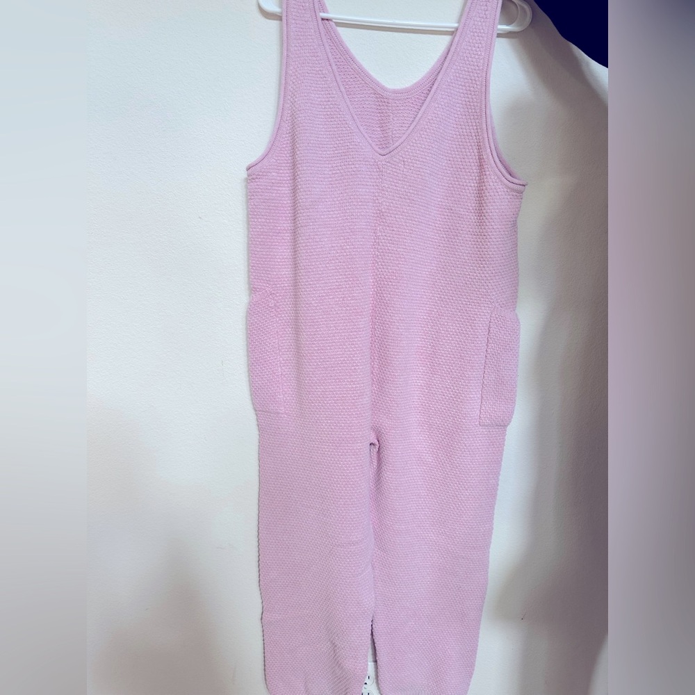 Free People Hailee Sweater Jumper in Dreamy Pink (Size Small)